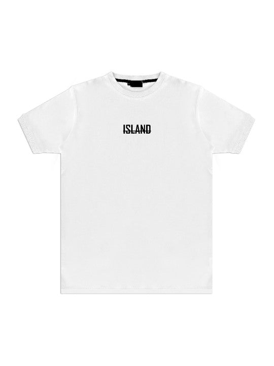 SIGNATURE ISLAND T SHIRT - WHITE